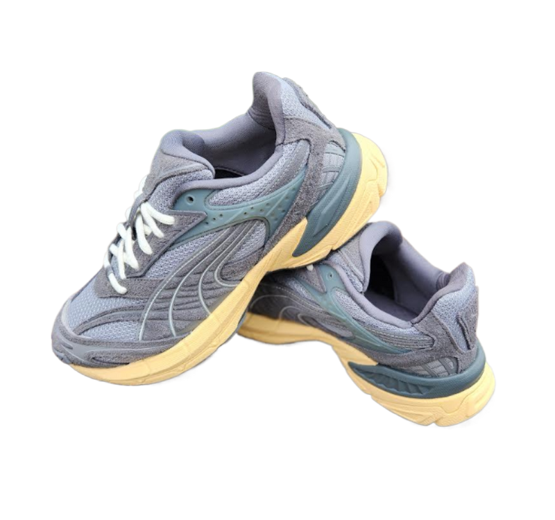 PUMA VELOPHASIS SD STORMY Grey Beige White 396480-02 Sneaker Shoe Trainers