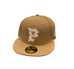 New Era Bone P Glow in the Dark Brown Beige White Pink 59Fifty 5950 Patch Fitted