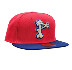 New Era Bone P PK Fire Glow in the Dark Red White Blue 59Fifty 5950 Patch Fitted