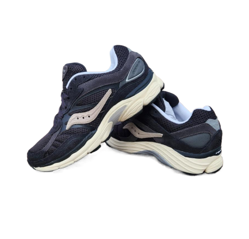 Saucony PROGRID OMNI 9 NAVY BLUE GREY White S70740-9 Sneaker Shoe Trainers