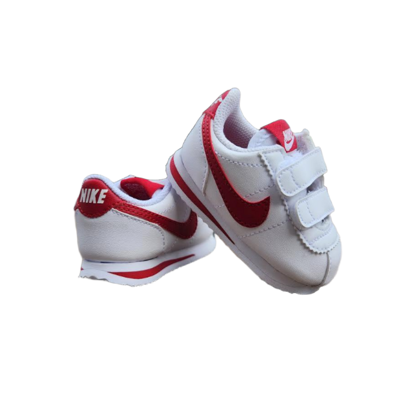 Kids Nike Cortez TD FOREST GUMP White Gym Red 904769-101 Sneaker Shoe Trainers