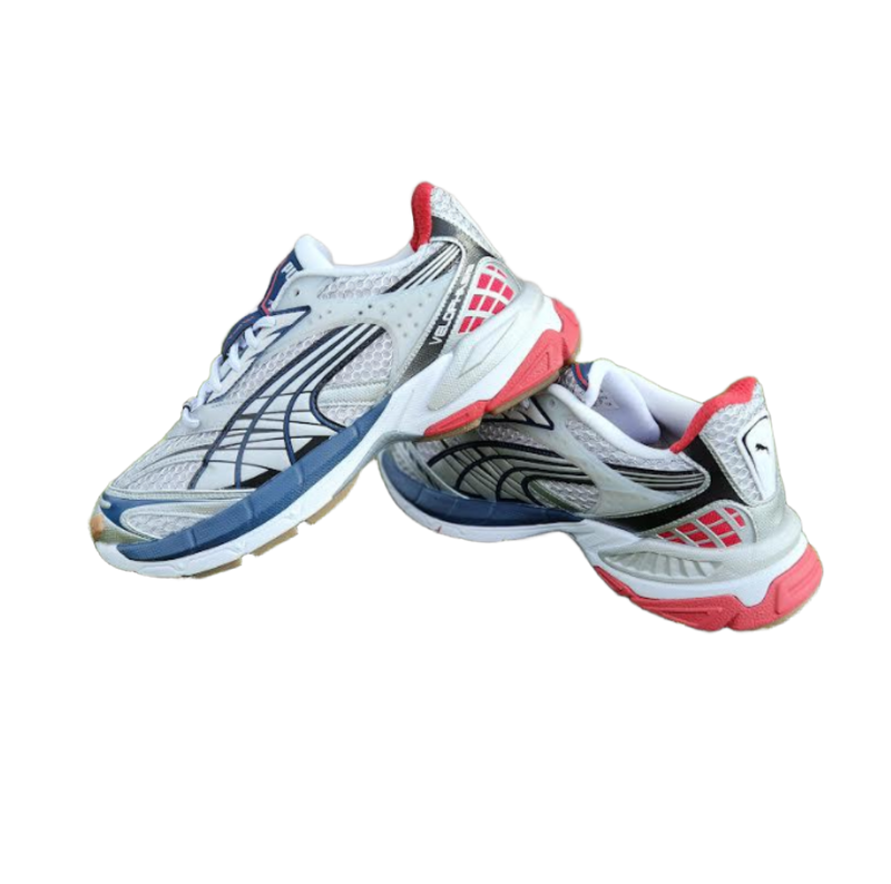 PUMA VELOPHASIS PHASED Silver Grey White Blue Pink Red 389365-10 Sneaker Shoe