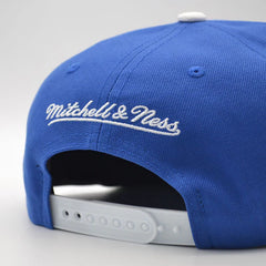 Tampa Bay Lightning Mitchell & Ness NHL VINTAGE SCRIPT Snapback Adjustable Hat -Royal/White