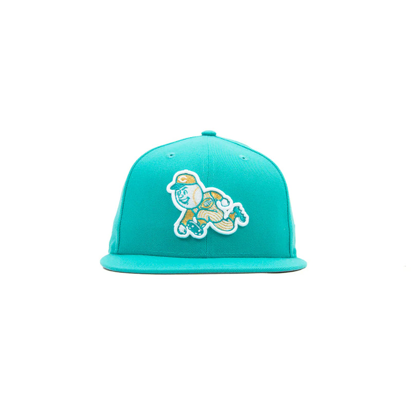 New Era Cincinnati Reds Mr. Redlegs Teal Green White Orange Grey Black Sneaker Shoe Trainer