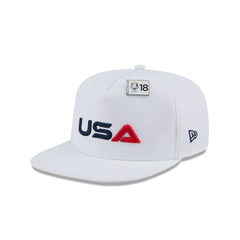 2025 Ryder Cup Team USA White 59FIFTY A-Frame Fitted Hat