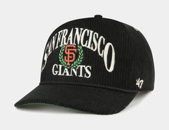 San Francisco Giants Pitchout Snapback Mens Hat (Black/White)