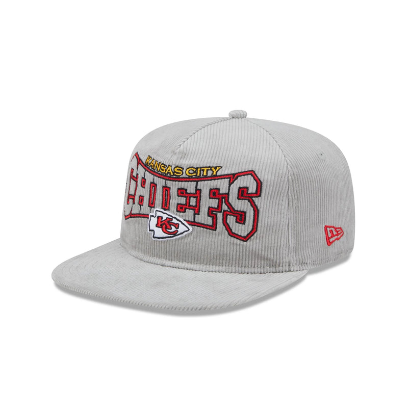 Kansas City Chiefs Gray Cord Golfer Hat