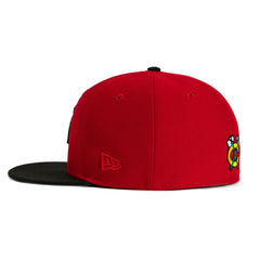 New Era 59Fifty Chicago Blackhawks OTC Hat - Red, Black