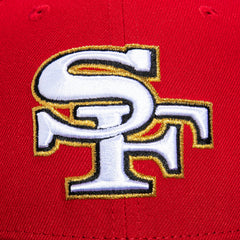 New Era 59Fifty San Francisco 49Ers City Original Hat - Red, Black