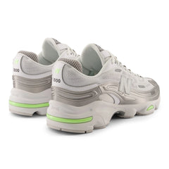 New Balance 1000 - White / Silver Metallic / Mint Flash