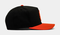 Shoe Palace Exclusive San Francisco Giants Upside down Curve 950AF Snapback Mens Hat (Black/Orange)