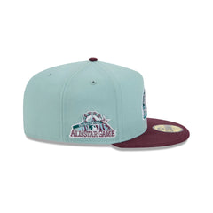 Colorado Rockies Beach Kiss Blue 59FIFTY A-Frame Fitted Hat