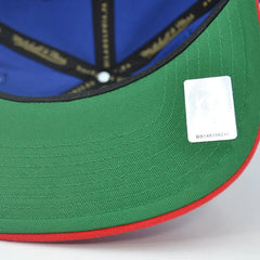 Washington Capitals Mitchell & Ness NHL Team 2 Tone 2.0 Snapback Adjustable Hat - Royal/Red