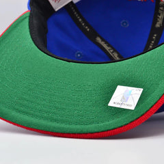 Washington Bullets Mitchell & Ness HWC TEAM GROUND 2Tone Snapback Hat - Royal/Red