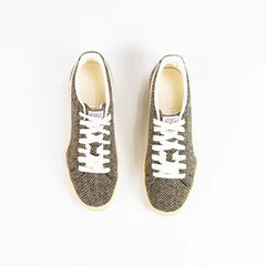Puma Clyde Harris Tweed Chamomile Sugared Almond Brown Beige White 398512 01 Sneaker Shoe Trainer