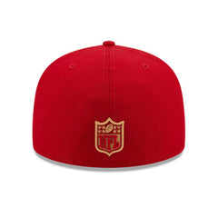 San Francisco 49Ers New Era LOCAL Fitted 59Fifty NFL Hat - Scarlet