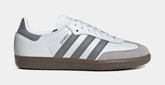 Samba OG Grade School Lifestyle Shoes (Core White/Grey)
