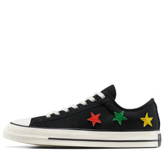 Daily Paper X Converse Star Player 76 Ox - Black/Fern Green