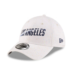 New Era 39Thirty Los Angeles Dodgers Speckle Stretch Fitted Hat - White