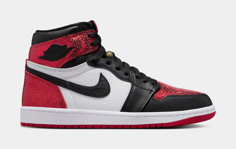 Air Jordan 1 Retro High OG Ruby Womens Lifestyle Shoes (Varsity Red/Black/White)