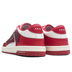 Skel Top Low - Red/White