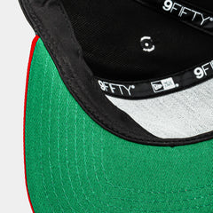 Shoe Palace X New Era NBA 90S Graffiti Exclusive Chicago Bulls 950AF Snapback Mens Hat (Black/Red)