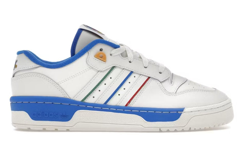ADIDAS RIVALRY LOW WHITE BLUE Gold JI0866 Sneaker Shoe Trainers