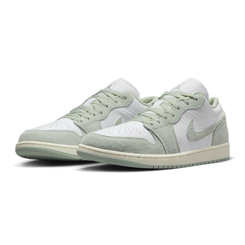 Kids Nike Youth Air Jordan 1 Low Seafoam White Blue FN9137-131 Sneaker Shoe