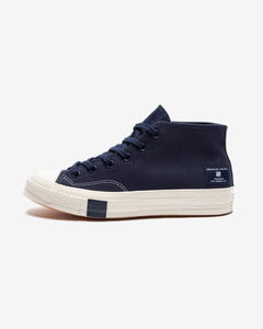 CONVERSE X UNDEFEATED CHUCK 70 MID - BLACKIRIS/ PARCHMENT