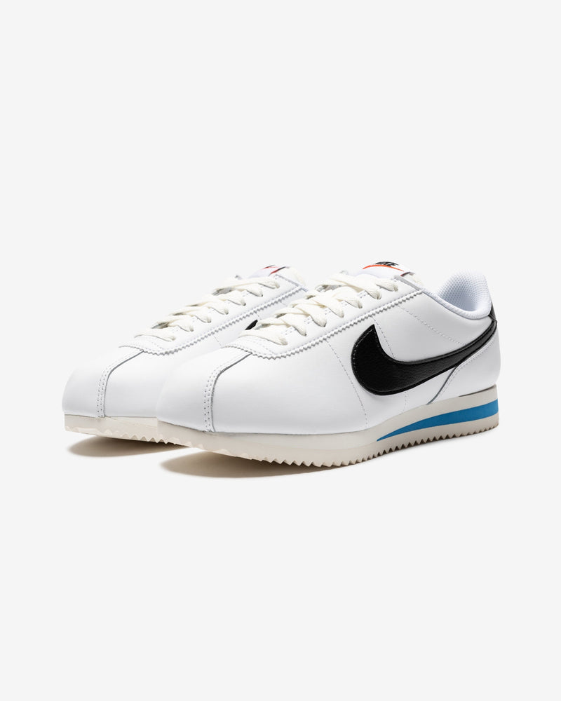 NIKE WOMEN'S CORTEZ - WHITE/ BLACK/ LTPHOTOBLUE