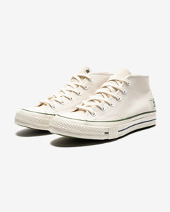 CONVERSE CHUCK 70 MID- PARCHMENT/ CHIVE
