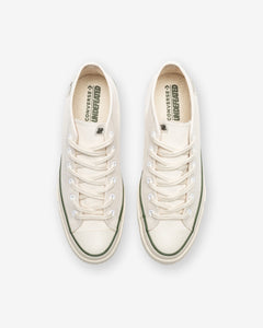 CONVERSE CHUCK 70 MID- PARCHMENT/ CHIVE