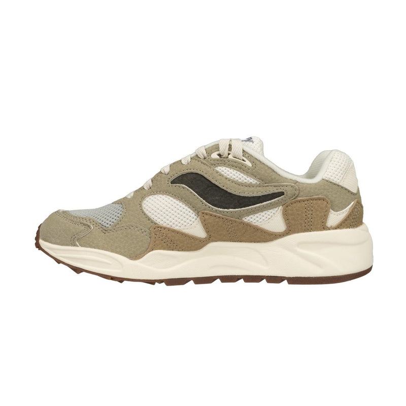 Saucony Grid Shadow 2 Sand Sage Brown Tan White Gray Shoe Sneaker Trainer