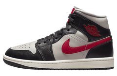 Nike WMNS Air Jordan 1 Mid Black Gym Red College Grey BQ6472-060 Sneaker Shoe