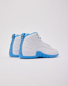 Jordan Air Jordan 12 Retro 'White and University Blue' Grade-School