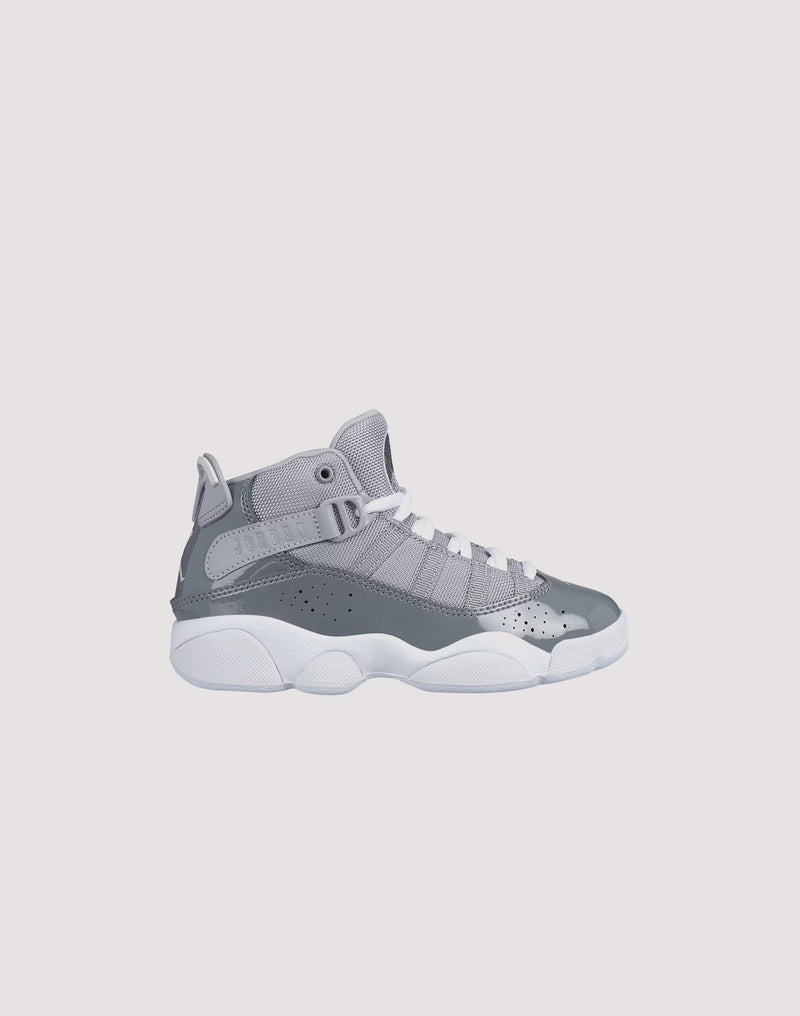 Kids Jordan 6 Rings PS Gray White 323432-015 Sneaker Shoe Trainer