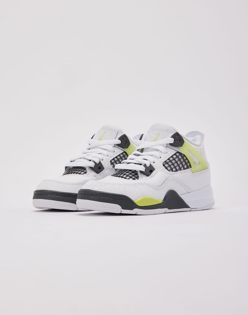 Jordan Air Jordan 4 Retro 'Light Lemon Twist' Pre-School