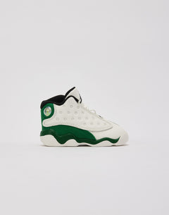 Kids Jordan Air Jordan 13 Retro TD 'Pine Green' Cream White Sneaker Shoe Trainer