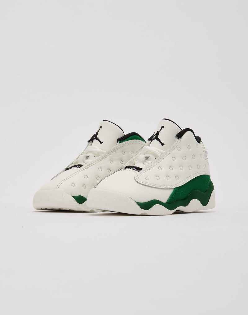 Kids Jordan Air Jordan 13 Retro TD 'Pine Green' Cream White Sneaker Shoe Trainer