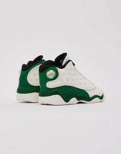 Kids Jordan Air Jordan 13 Retro TD 'Pine Green' Cream White Sneaker Shoe Trainer