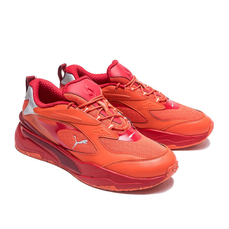 Kids Puma GS Taco Tuesday RS-Fast Orange Red Silver Sneaker Shoe Trainer