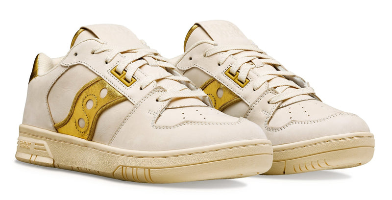 Saucony X Trinidad James Hommewrk Sonic Low COACHS SHOE Cream Gold Shoe Sneaker