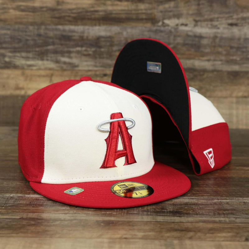New Era Anaheim Angles 2021 City Connect 59Fifty 5950 Fitted Hat Red White Black