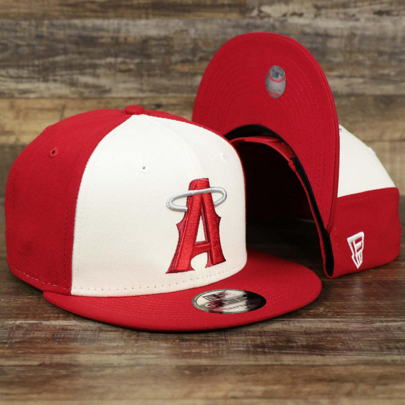 New Era Anaheim Angles 2021 City Connect 9Fifty 950 Snapback Hat Red White UV