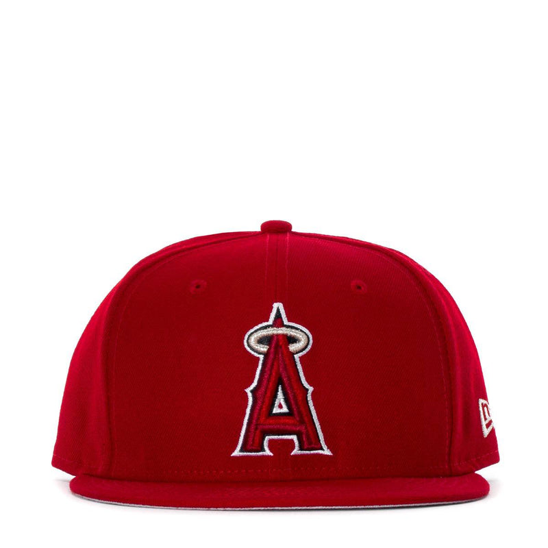New Era Anaheim Angels Basic 9Fifty 950 Snapback Hat Red White