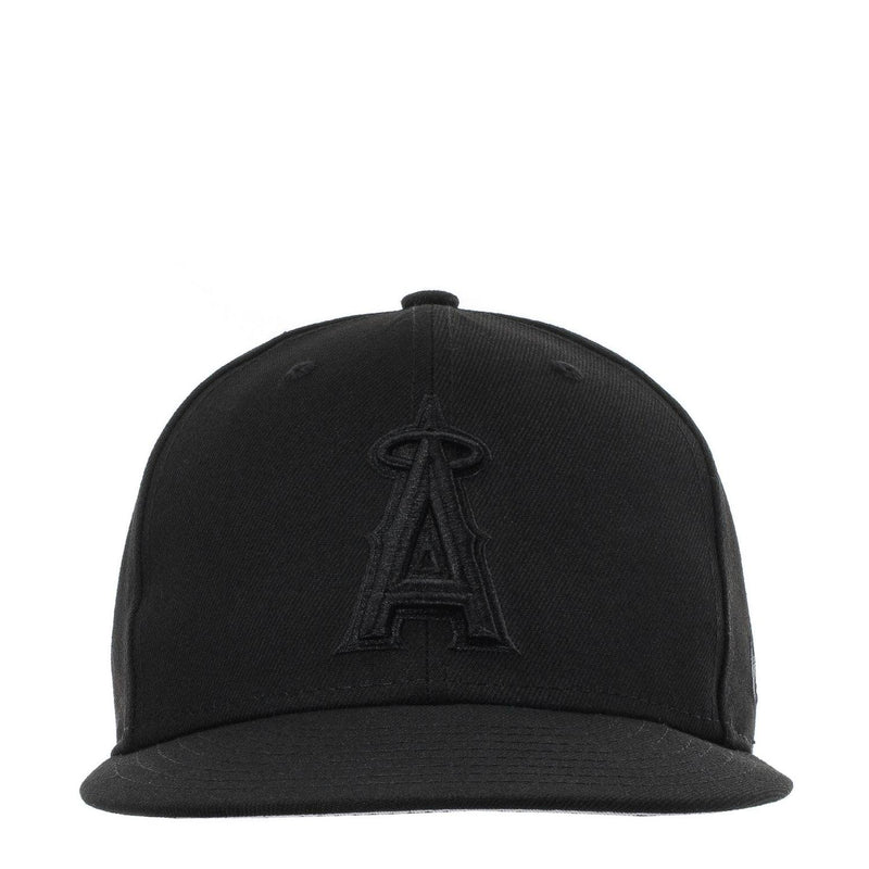 New Era Anaheim Angels Basic 9Fifty 950 Snapback Hat Triple Black