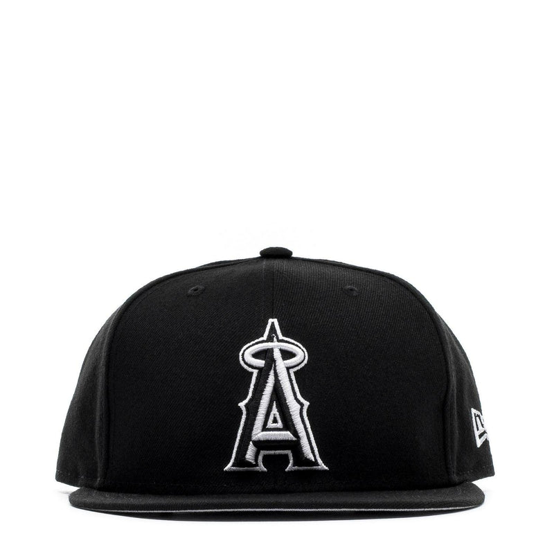 New Era Anaheim Angels Basic 9Fifty 950 Snapback Hat Black White
