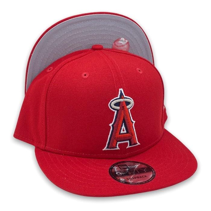 New Era LA Anaheim Angels 9FIFTY 950 Snapback Grey Bottom Red